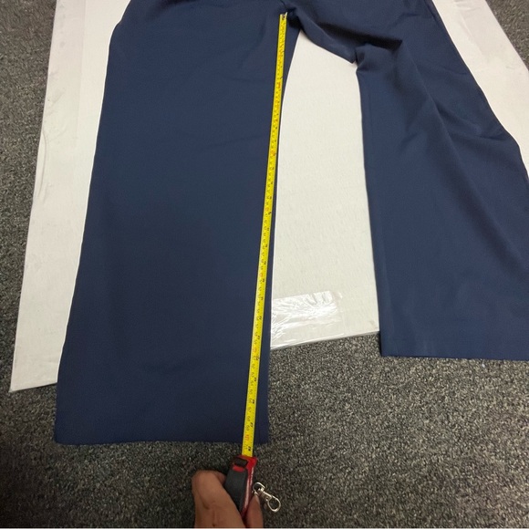 HALARA Navy Wide-Leg High-Waist Pants - Picture 6 of 10